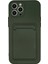 iPhone 12 Pro Max Kılıf Kelvin Kartvizitli Silikon - Koyu YEŞIL-(5796) - N106J581-M79106 1