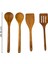 Doğal El Yapımı Gerçek Ceviz 5 Parça Kutulu Kepçe&spatula Seti 3