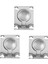 3pcs 48 x 38MM Tekne Locker Hatch Dolap Dolabı Aydınlatma Montaj Halkası Kolu Deniz Sörf Donanımı 316 Paslanmaz Çelik (Yurt Dışından) 1