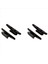 4 Paket Siyah Naylon Tekne Koyası 6 Inç - Halat Kişisi Kayak Tekne Dock Cleats - Deniz Güverte Deniz Dekoru Için Mükemmel (Yurt Dışından) 1
