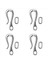 4pcs 100MM Pelican Hook &amp Eye Hızlı Serbest Bırakma Bağlantısı Paslanmaz Çelik 316 Deniz Tekne Donanımı (Yurt Dışından) 1