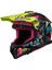 Fast 2 Gorilla Mor-Neon Sarı Kask 1