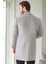 PLT9364 Dewberry Erkek Palto-Açık Gri 2