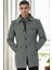 PLT9335 Dewberry Erkek Palto-Koyu Gri 1