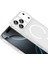 iPhone 17 Pro Max Kılıf Ic Çipli M-Safe Şarj Özellikli Şeffaf Kamera Çerçeveli Mkst Toledo Kapak - Ş 4