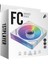 Fc7 120MM Argb Pwm Tekli Ayna Tasarımlı Beyaz Kasa Fanı 3