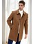 PLT9364 Dewberry Erkek Palto-Camel 1