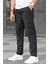 Kumaş Paraşüt Siyah Basic Erkek Pantolon 6513 1