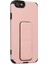 iPhone 6 Kılıf Mega Standlı Silikon - Pudra (K95) 2