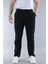 Koyu Siyah Regular Fit Düz Kesim Yan Cepli Erkek Pantolon 6540 2