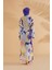 Desenli Renkli Kimono Kaftan Hafif Polyester Şifon 135 cm Uzunlukta Kadın Plaj Elbisesi 6