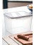 Home Kilitli Geniş Saklama Kabı 10 Litre Contalı Hava Sızdırmaz Saklama Kabı Şeffaf 20 cm Şeffaf 2