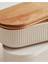 Coco Magou 2'li Ahşap Kapaklı Saklama Kabı, 1000 Ml, Soft Ekru 3