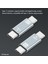 Tip-C'den Tip-C'ye USB 4.0 Hızlı Iletim 40 Gbps C'den C'ye Adaptör Alüminyum Alaşım (Yurt Dışından) 3