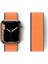 Apple Watch 38MM Hasırlı Cırtcırtlı Kordon - LACIVERT-TURUNCU-(5796) - I69H55N4-6A62VS 1