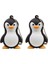 32GB Yenilik Sevimli Bebek Penguen USB 2.0 Flash Sürücü Veri Memory Stick Cihazı - Siyah Beyaz, 2 Adet (Yurt Dışından) 1