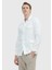 Beyaz Düz Casual Fit Pamuk Karışımlı Ceket 3