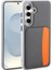 Galaxy S25 Fe Kılıf Kartlıklı Zore X-Kart Silikon Kapak - Turuncu 7