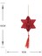 New Year Yılbaşı Yıldız Şekilli 3 Adet Ağaç Süsü 9X10 cm 2