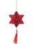 New Year Yılbaşı Yıldız Şekilli 3 Adet Ağaç Süsü 9X10 cm 3