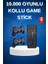 Çift Kollu 2.4g Kablosuz Retro 4K Game Stick 3500 Oyun Atari Hd Görüntü Kalitesi - SBS9766-8313 2