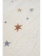 Cotto Kids CK001R Krem Halı Renkli Yıldız Desen Kaymaz Taban Yumuşak Yıkanabilir Çocuk Odası Halısı 4