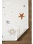 Cotto Kids CK001R Krem Halı Renkli Yıldız Desen Kaymaz Taban Yumuşak Yıkanabilir Çocuk Odası Halısı 5
