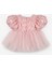 Gülkurusu Gül Detaylı Kız Bebek Elbise - Elina 2