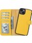 Apple iPhone 14 Plus Uyumlu Deri Cüzdanlı Kılıf Mwwn FL12 Sarı 1