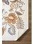 Cotto Cool CL006R Krem Çiçek Desenli Modern Halı Şık Akrilik Kaymaz Taban Kolay Temizlenebilir 5