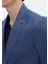 İndigo Desenli Zeroweight Slim Fit Pamuk Karışımlı Ceket 4