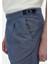 İndigo Düz Dokuma Regular Fit Casual Pamuk Karışımlı Pantolon 4