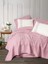 Cotton Box Aura Çift Kişilik Pike Takımı Pebble Pembe 1