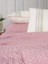 Cotton Box Aura Çift Kişilik Pike Takımı Pebble Pembe 2