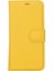 Apple iPhone 14 Pro Uyumlu Deri Cüzdanlı Kılıf Mwwn FL12 Sarı 4