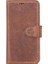 Apple iPhone 12 Mini Uyumlu Deri Cüzdanlı Kılıf G2 Antik Kahve 4