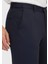 Lacivert Düz Örme Jogging Fit Casual Pantolon 3