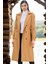 Z6737 Dewberry Bayan Trençkot-Koyu Camel 1