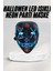 Bfs LED Işıklı Neon Maske Cadılar Bayramı Maskesi Korkunç Korku Maskesi 1