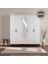 Slope 5 Kapaklı Mdf Ayaklı Tasarım Country Gardırop 2