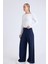 Pileli Geniş Paça Pantolon 3