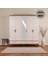 Slope 5 Kapaklı Mdf Ayaklı Tasarım Country Gardırop 2