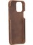 Apple iPhone 12 Pro Uyumlu Deri Arka Kapak F360 G2 Antik Kahve 4