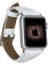 Apple Watch Uyumlu Deri Kordon 38-40-41MM Slim F3 Beyaz 1