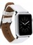 Apple Watch Uyumlu Deri Kordon 42-44-45MM F3 Beyaz 5