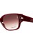 Gloria Red Brown Square Kırmızı Kare Bayan Güneş Gözlüğü 7