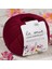 La Mia Mercerized Cotton Bordo El Örgü İpi - 23 - 33596 1