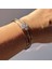 Tek Yoncalı Ayarlanabilir Silver Bileklik 5