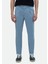Mavi Düz Dokuma Regular Fit Casual Pamuk Karışımlı Pantolon 2