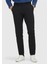 Siyah Düz Örme Jogging Fit Casual Pantolon 2